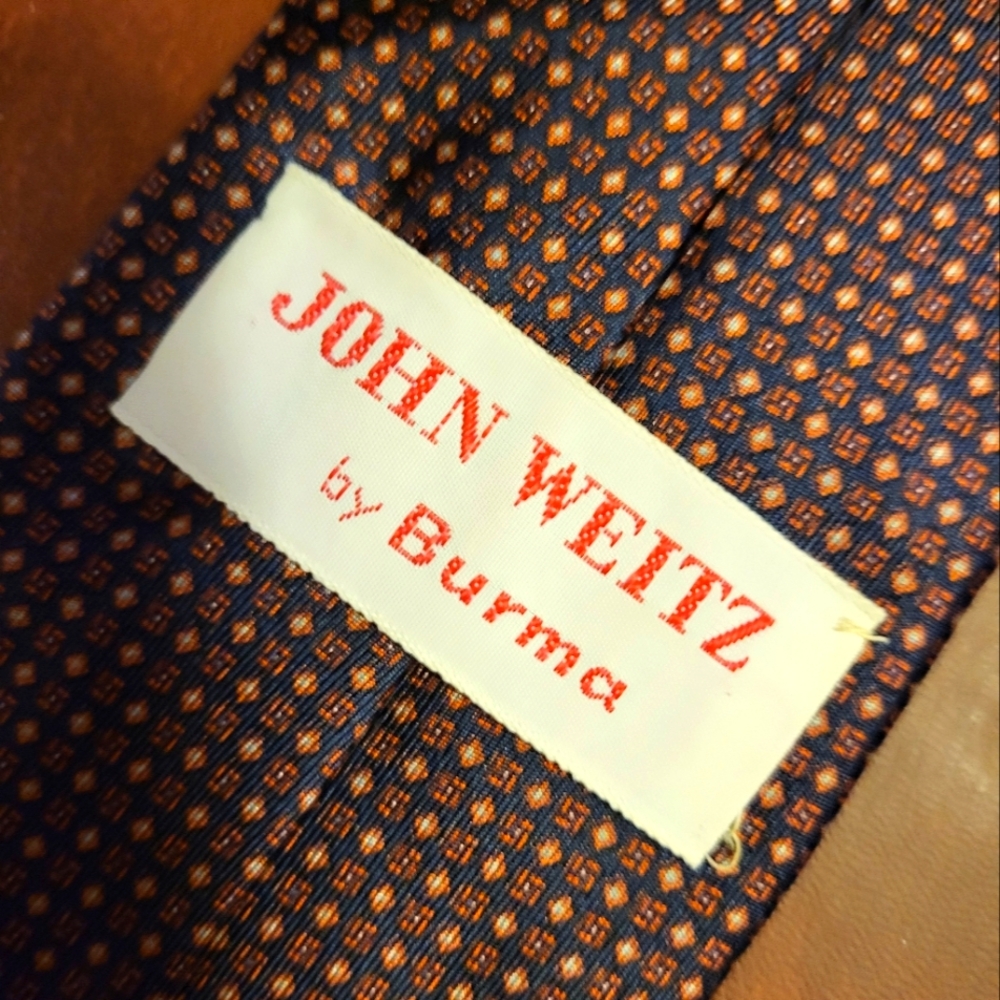 Mens Silk Tie, John Weitz, Price Slash!